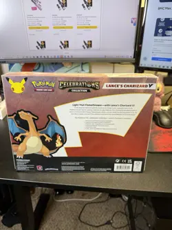 Pokemon TCG Celebrations Collection Lance's Charizard V Box 820650101625 - Image 3