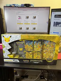Pokemon Celebrations 25th Anniversary Pikachu V-union Premium Playmat Collection 820650809897 - Image 1