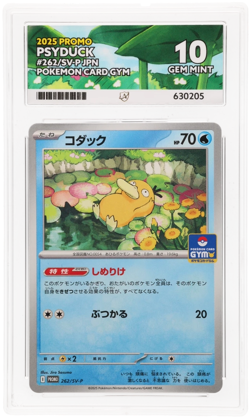 Pokemon TCG Psyduck 262/SV-P ACE 10 Japanese Gym Pack Promo - Image 1
