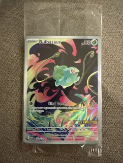 Pokemon Bulbasaur 133/132 English Mega Evolution Stamped Promo SEALED - Image 1