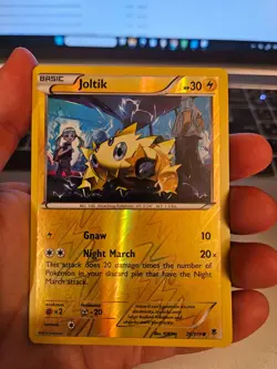 Joltik Reverse Foil Pokemon XY Phantom Forces #26 - Image 2