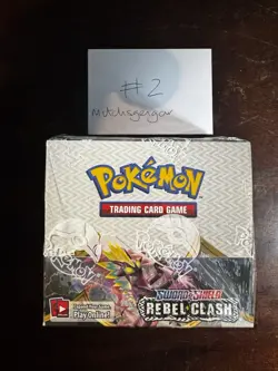 Pokemon TCG: Rebel Clash Base Set Booster Box - 36 Packs/New & Sealed #2 - Image 1