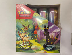 Pokemon Prismatic Evolutions Mini Tin Display Sealed (8x Tin) English OVP #3 - Image 3