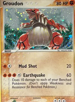 Groudon 102/101 Pokemon 2004 EX Hidden Legends-Secret Rare Holo -NM+ - Image 2