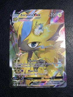 Pokemon Zeraora VMAX GG42/GG70 CRZ Crown Zenith Galarian Gallery NM - Image 1