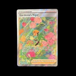 Gardenia's Vigor GG61/GG70 - Pokemon TCG Crown Zenith: Galarian Gallery Holo NM - Image 1