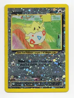 Pokemon TCG Togepi Reverse Holo Southern Islands DMG - Image 1