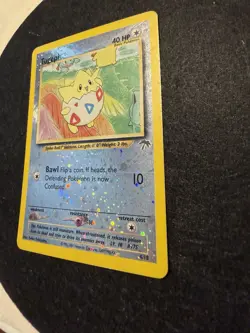 Pokemon TCG Togepi Reverse Holo Southern Islands DMG - Image 3