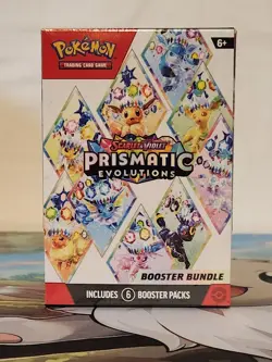 Pokemon TCG Prismatic Evolutions Booster Bundle - New Factory Sealed Free Ship - Image 1