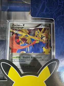Pokemon 25th Anniversary Celebrations Zacian Promo Deluxe Pin Collection Sealed - Image 2