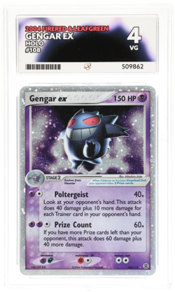 Pokemon TCG Gengar ex 108/112 ACE 4 Fire Red & Leaf Green 2004 Holo - Image 1