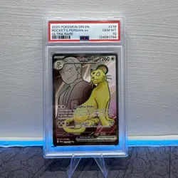 Pokemon TCG Team Rocket's Persian EX Destined Rivals 219/182 PSA 10 GM - Image 1
