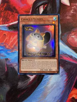 Yugioh! Cooky Yummy JUSH-EN017 Ultra Rare 1st Edition Near Mint - Image 1