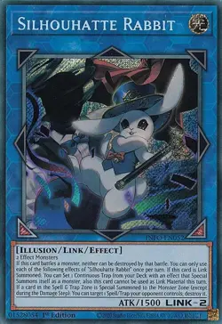 Yugioh! Silhouhatte Rabbit - INFO-EN052 - Secret Rare - 1st Edition Near Mint, E - Image 1
