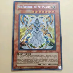 Yugioh! LP Neo-Parshath, the Sky Paladin - STON-EN061 Secret Rare LP - Image 1