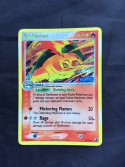 Pokemon Cards: EX Unseen Forces Reverse Holo: Typhlosion 17/115 - Image 1