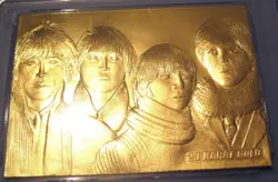 THE BEATLES 23k GOLD TRADING CARD FOR SALE ALBUM COVER LP 60s Retro Liverpool UK - Image 4