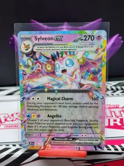 Pokemon TCG Sylveon EX Surging Sparks Holo Double Rare Card 086/191 NM Condition - Image 1