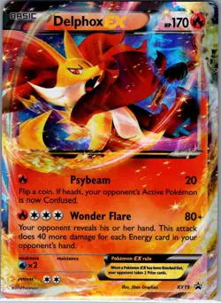 Delphox EX XY19 XY Promos - Pokemon Card - LP - Image 1