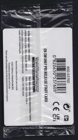 Pokemon TCG Evolving Skies Staff Stamped Promo Pack Sealed 4 Cards - Image 2