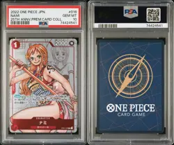 One Piece CCG Nami OP01-016 R PSA 10 Japanese 25th Premium Card Collection - Image 3