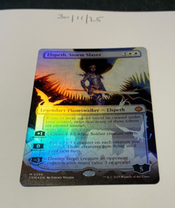 Magic the Gathering MTG Elspeth, Storm Slayer B'less FOIL Card NM/M Dragonstorm - Image 1