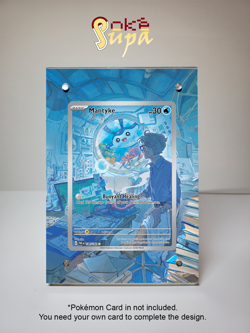 Mantyke 189/182 - Pokemon Paradox Rift -Magnetic Card Case + Artwork + Stand - Image 1