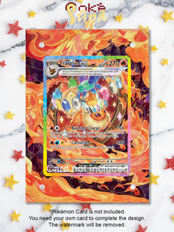 Flareon 146/131 -Pokemon Prismatic Evolution -Magnetic Card Case+Artwork+Stand - Image 1