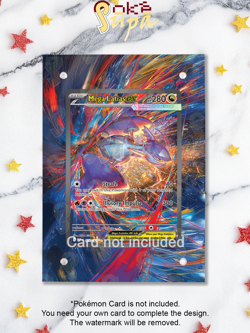 Mega Latias 181/132 -Pokemon Mega Evolution -Magnetic Card Case+Artwork+Stand - Image 1