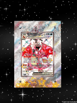 Charizard Ex Promo 074 - Pokemon Paldean Fates -Magnetic Card Case+Artwork+Stand - Image 1