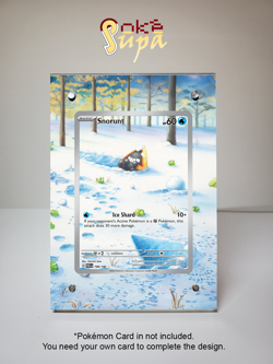 Snorunt 188/182 - Pokemon Paradox Rift - Magnetic Card Case + Artwork + Stand - Image 1