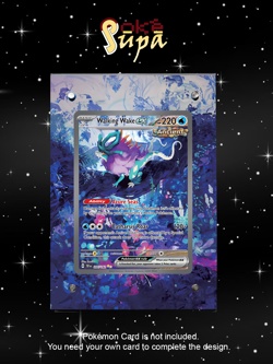Walking Wake Ex 205/162-Pokemon Temporal Forces-Magnetic Card Case+Artwork+Stand - Image 1