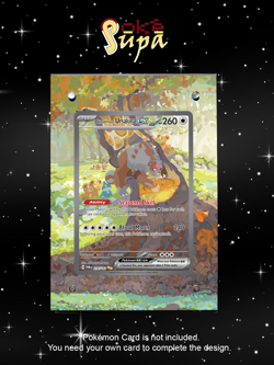 Ursaluna Ex 216/167-Pokemon Twilight Masquerade-Magnetic Card Case+Artwork+Stand - Image 1