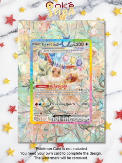Eevee Ex 167/131 -Pokemon Prismatic Evolution- Magnetic Card Case+Artwork+Stand - Image 1