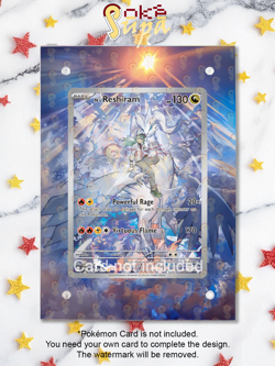 Reshiram 167/159 - Pokemon Journey Together - Magnetic Card Case+Artwork+Stand - Image 1