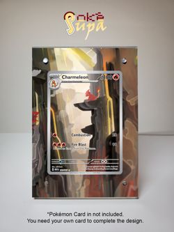 Charmeleon 169/165 - Pokemon 151 - Magnetic Card Case + Artwork + Stand - Image 1