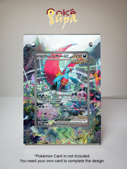 Roaring Moon EX 251/182 - Pokemon Paradox Rift -Magnetic Card Case+Artwork+Stand - Image 1
