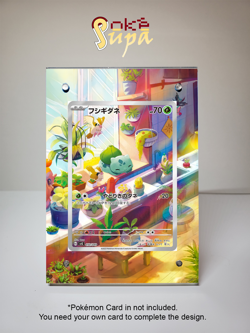 Bulbasaur 050/049 - Pokemon Special DeckSet -Magnetic Card Case + Artwork + Stan - Image 1