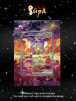Raging Bolt Ex 208/162-Pokemon Temporal Forces-Magnetic Card Case+Artwork+Stand - Image 1