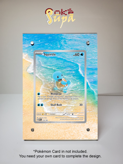 Squirtle 170/165 - Pokemon 151 - Magnetic Card Case + Artwork + Stand - Image 1