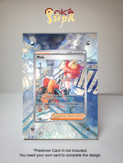 Mela 254/182 - Pokemon Paradox Rift - Magnetic Card Case + Artwork + Stand - Image 1