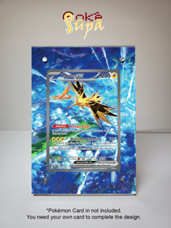 Zapdos Ex 202/165 - Pokemon 151 - Magnetic Card Case+Artwork+Stand - Image 1