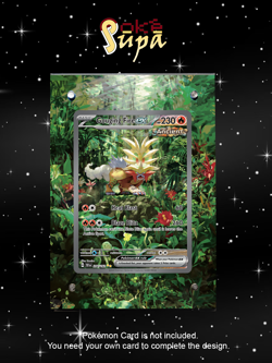 Gouging Fire Ex 204/162-Pokemon Temporal Forces-Magnetic Card Case+Artwork+Stand - Image 1