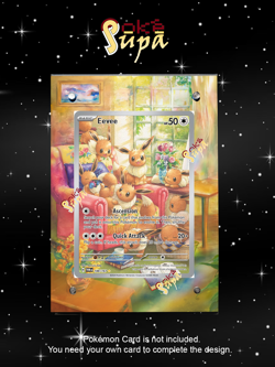 Eevee 188/167 - Pokemon Twilight Masquerade- Magnetic Card Case+Artwork+Stand - Image 1