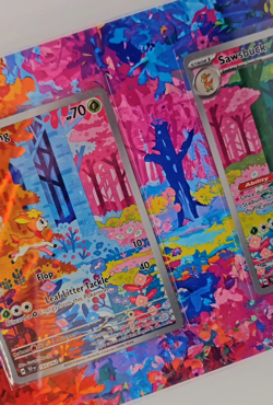Umbreon Ex 161/131-Pokemon Prismatic Evolution-Magnetic Card Case+Artwork+Stand - Image 2