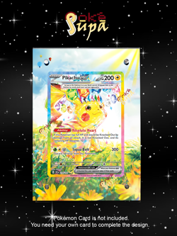 Pikachu Ex 238/191 - Pokemon Surging Sparks - Magnetic Card Case+Artwork+Stand - Image 5