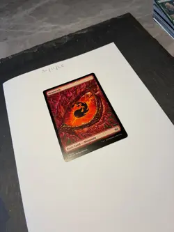 Magic the Gathering MTG Mountain Full Art x1 Land Dragon's Eye Card NM/M - Image 2