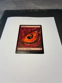 Magic the Gathering MTG Mountain Full Art x1 Land Dragon's Eye Card NM/M - Image 3