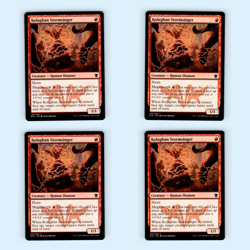Kolaghan Stormsinger Lot x4 MTG Cards 145 2015 Dragons of Tarkir Playset Set - Image 1
