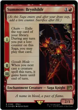 Summon: Brynhildr - 0160 - Foil - Final Fantasy MTG - NM/M - Image 1